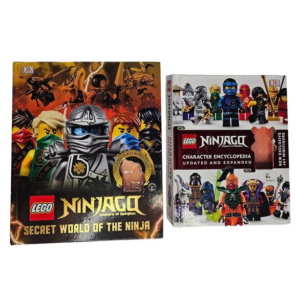 LOT of 2 LEGO NINJA Hardcover BOOK - Picture 1 of 5